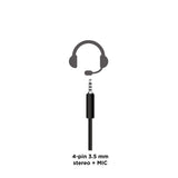 EAN 8716309117159 - Gembird GHS-05-O auricular y casco Auriculares Alámbrico Diadema Juego Negro, Naranja imagen 3