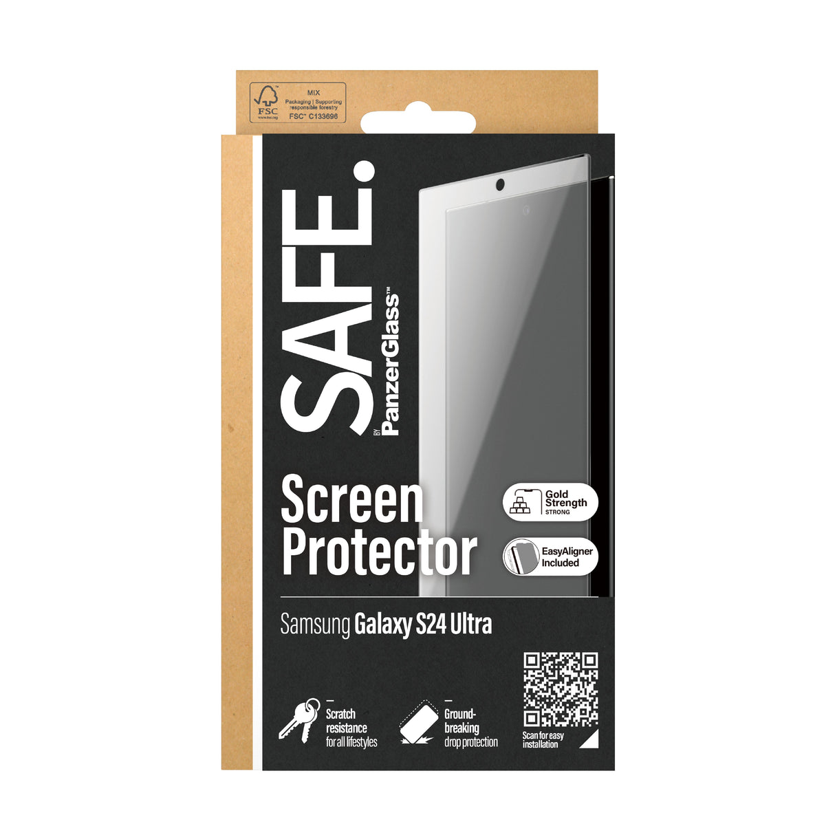 EAN 5711724956683 - PanzerGlass SAFE95668 protector de pantalla o trasero para teléfono móvil Samsung 1 pieza(s) imagen 3