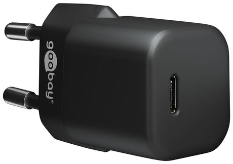 EAN 4040849597152 - Goobay 59715 cargador de dispositivo móvil Smartphone, Tableta Negro Corriente alterna Carga rápida Inter imagen 1