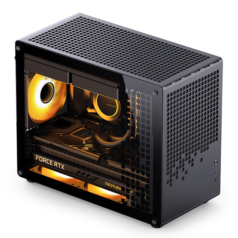 Jonsplus Z20 Micro-Atx Carcasa, Con Tragegriff - Negro