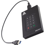 Apricorn Festplatte Aegis Fortress L3 - 4 Tb - Usb 3.1 - Negro