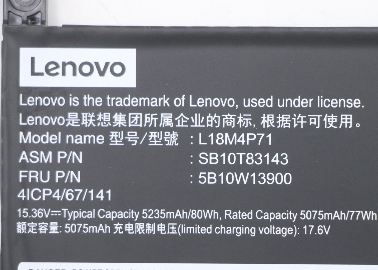 EAN 5704174403012 - Lenovo 5B10W13900 refacción para laptop Batería imagen 5