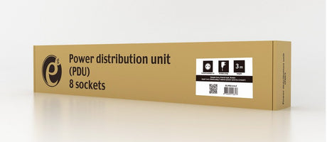 EAN 8716309116817 - Gembird EG-PDU-014-F unidad de distribución de energía (PDU) 8 salidas AC 1U Negro imagen 3