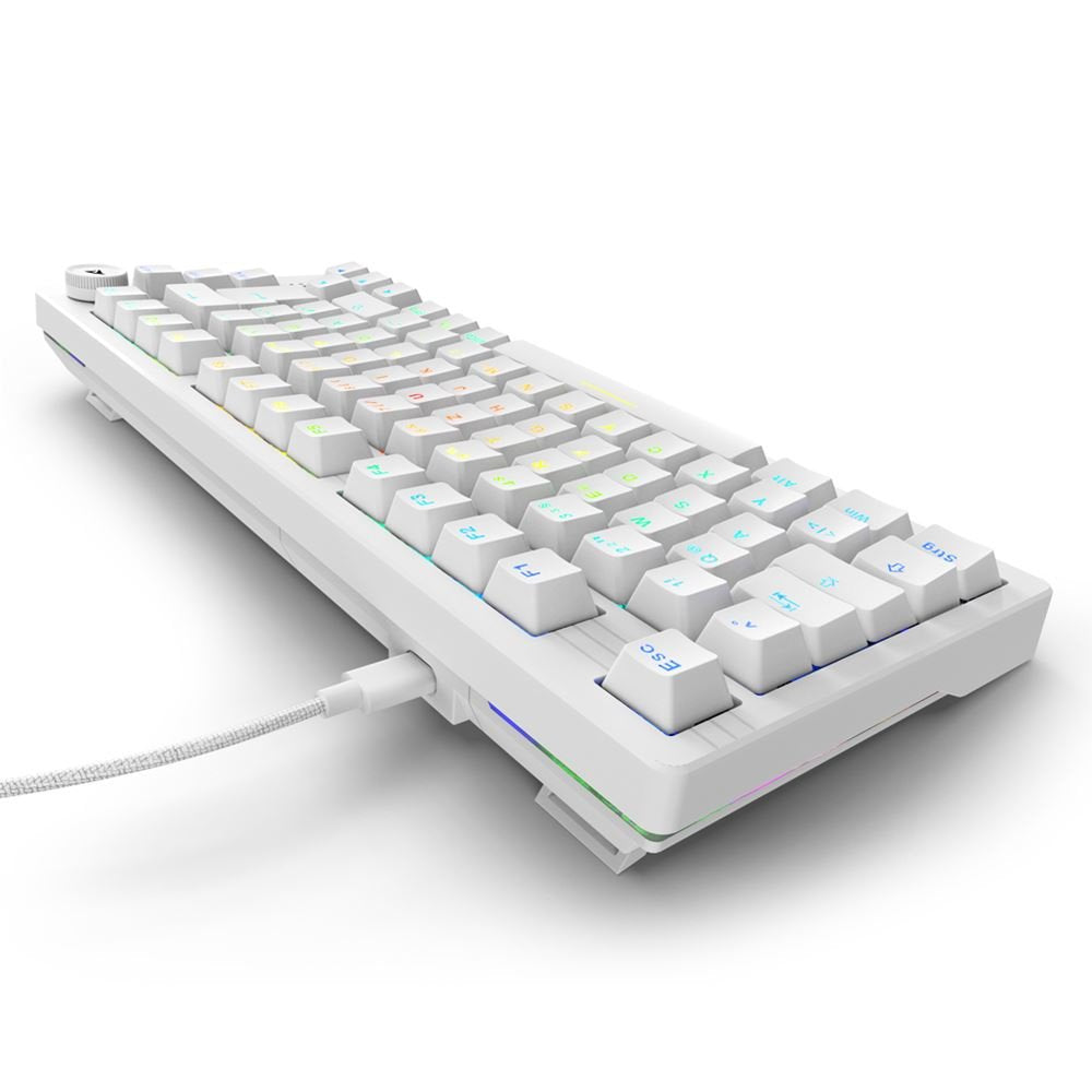 Sharkoon Skiller Sgk25, Teclado De Juegos White, De-Layout, Huano Red 4044951041817