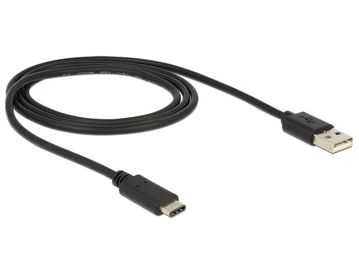 Delock Cable Usb 2.0 Typ-A Macho > Usb Tipo-C 2.0 Macho 1,0 M Negro