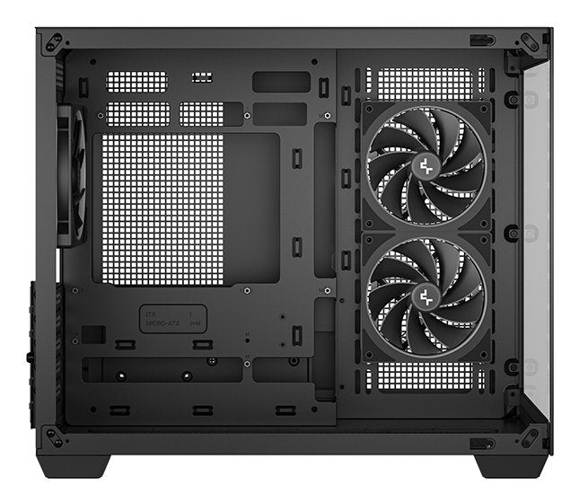 Caja Pc Deepcool Cg330 3f (Negro, Panorama-Design) R-Cg330-Bkngm3-G