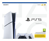 Ps5 Console 1tb Standard Slim White + 2 Dualsense Eu