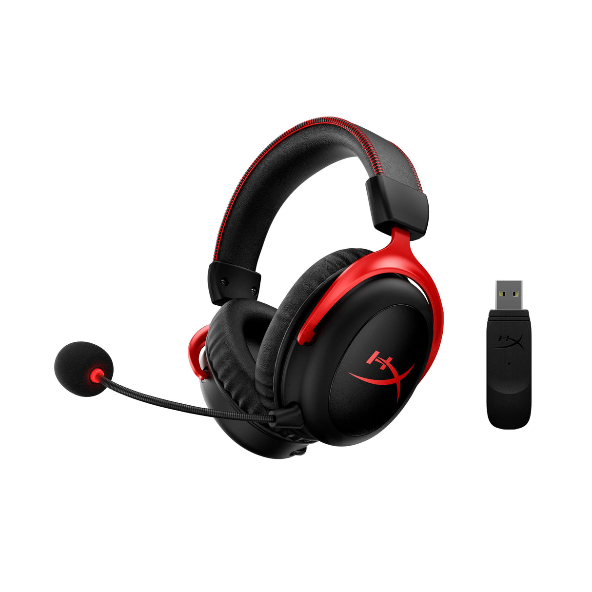 EAN 0196188047842 - HyperX Cloud II Wireless - Gaming Headset (Black-Red) (HHSC2X-BA-RD/G) Inalámbrico Diadema Juego Negro, R imagen 2