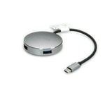 Roline Usb 3.2 Gen 1 Hub, Rund, 4fach, Typ C Anschlusscable