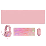 Mars Gaming Mcp-Rgb3 Combo Gaming 4en1 - Teclado Tkl H-Mech - Raton 3200 Dpi Rgb - Auriculares Frgb Con Cancelacion De