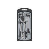 Faber-Castell Compas De Ajuste Rapido Con Alargadera - Articulaciones En Ambos Brazos - Accesorios De Recambio -