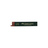 Faber Castell Estuche De 12 Minas 0,5mm 2h En Blister