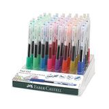 Faber Castell Expositor Bolígrafo Roller Fast Gel Grip Surtido -Expositor 40u-