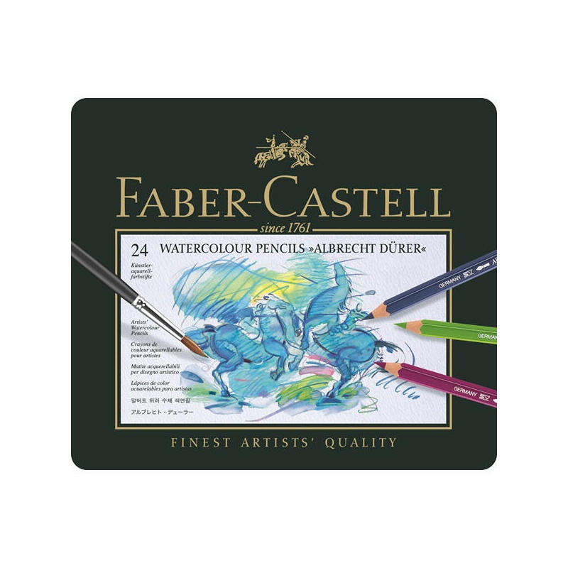 Faber-Castell Lápiz Acuarelable A.Dürer 24er Estuche Metálico