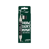 Faber-Castell Multimark Acrylic Pack Con 2 Rotuladores Acrilicos Doble Punta - Puntas Redondas De 1mm Y 3mm - Tinta