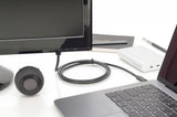 EAN 4016032451358 - Digitus AK-300332-020-S adaptador de cable de vídeo 2 m USB Tipo C DVI-D Negro imagen 3