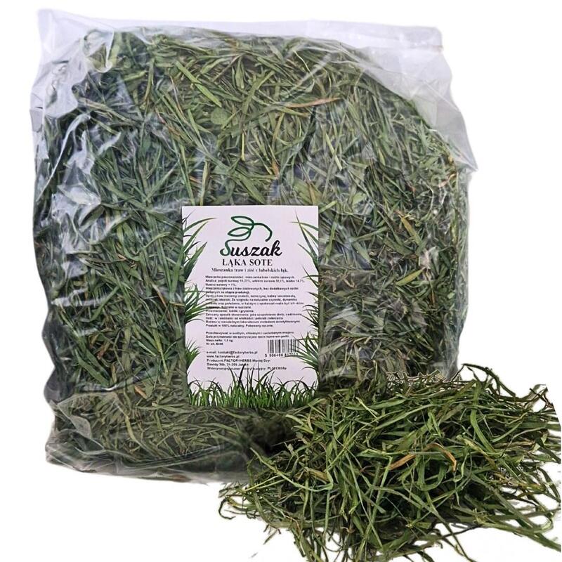 Factory Herbs Suszak Meadow Blend Harvest 2025- Golosina Para Roedores Y Conejos - 1,5kg