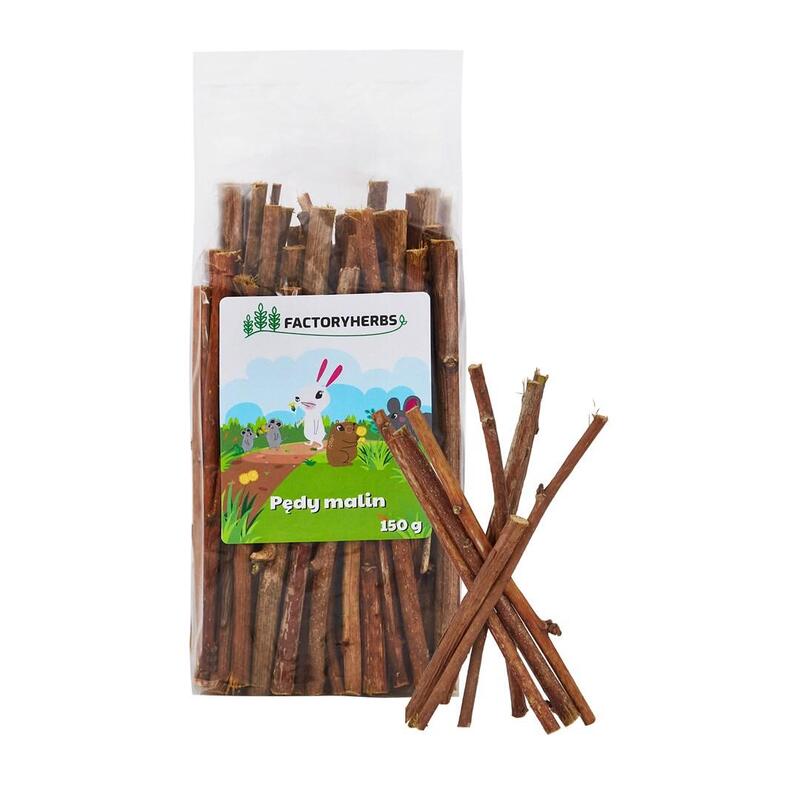 Factoryherbs Brotes De Frambuesa  Delicia Para Roedores Y Conejos - 150g