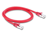 Delock Rj45 Cable De Red Cat.6a S Ftp 1 M Rojo