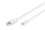 Digitus Cable De Datos/Carga Lightning A Usb A, Certificación Mfi 2m