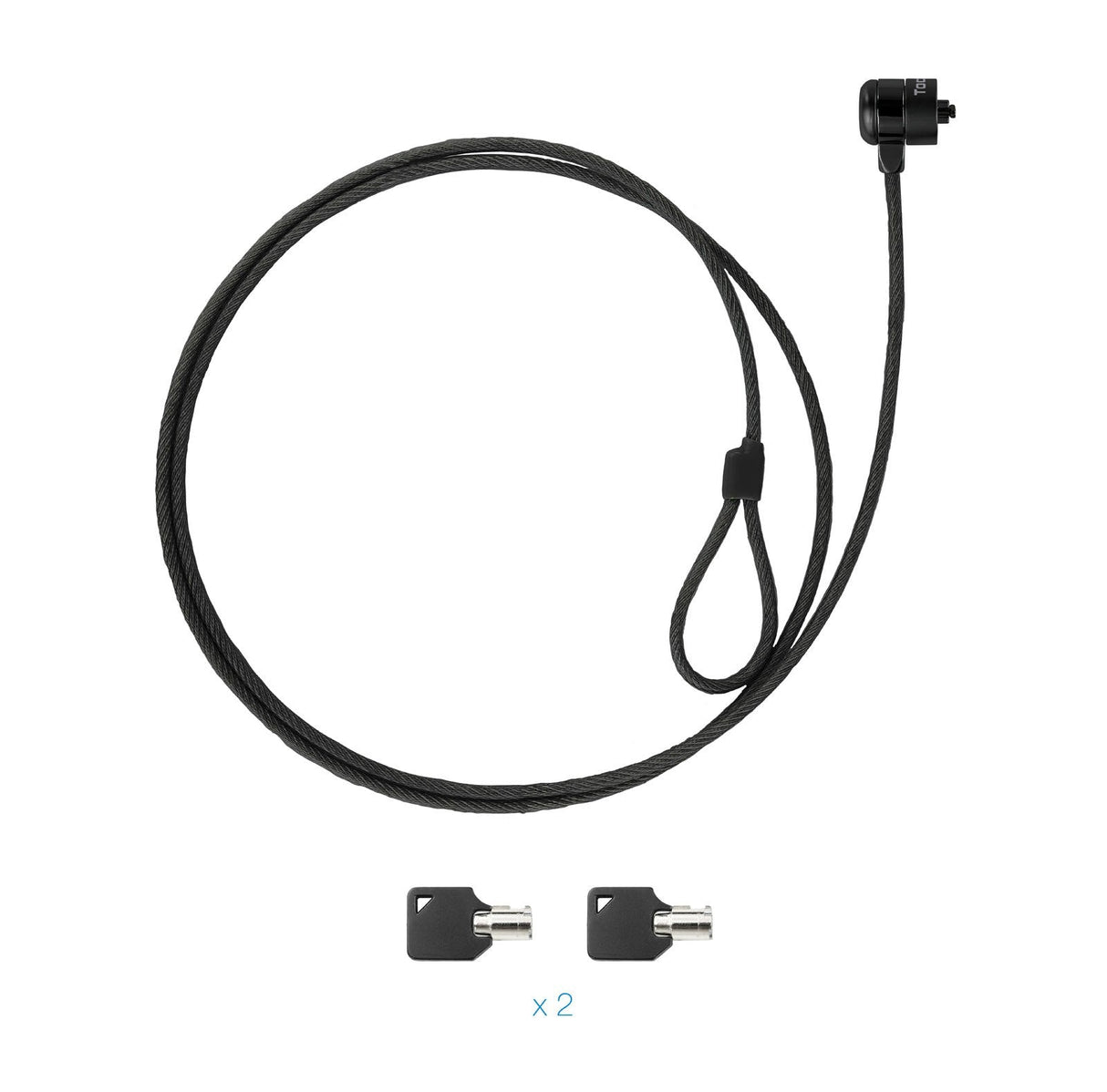 Cable Seguridad Con Llave Para Portátiles 1.5 M