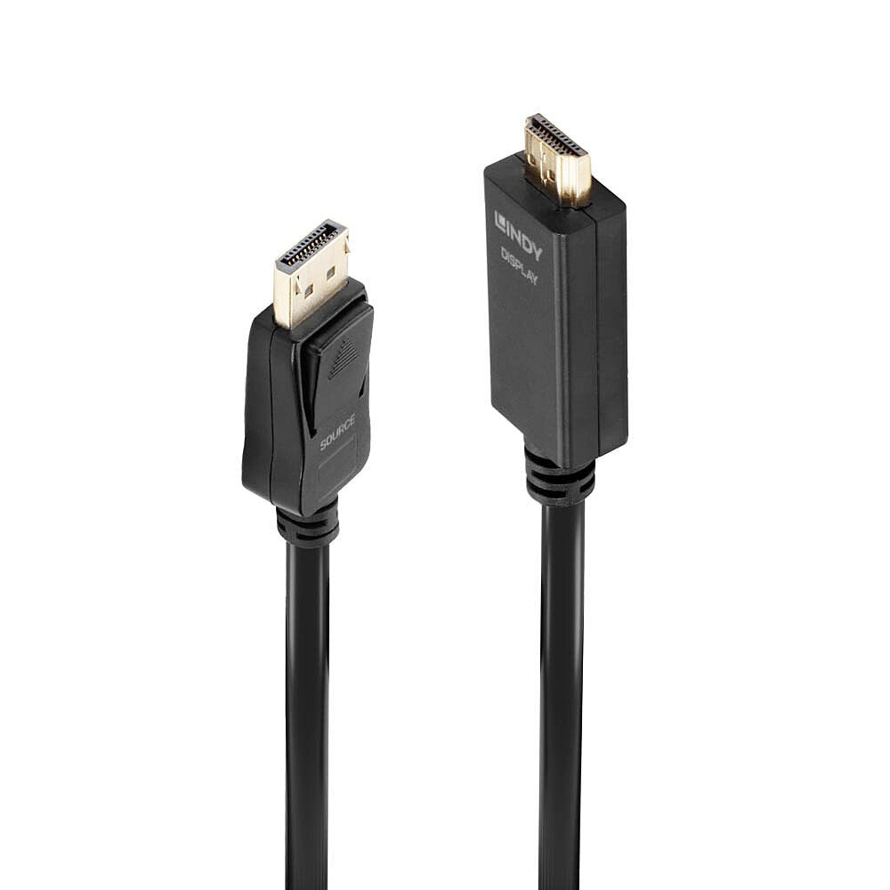 EAN 4002888369220 - Lindy 36922 adaptador de cable de vídeo 2 m DisplayPort HDMI tipo A (Estándar) Negro imagen 1