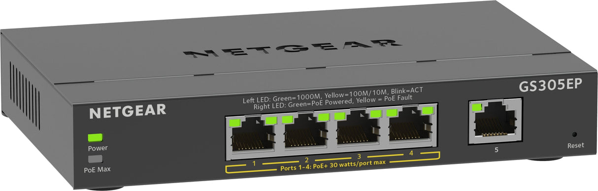 EAN 0606449153149 - NETGEAR 5-Port Gigabit Ethernet PoE+ Plus Switch (GS305EP) Gestionado L2/L3 Gigabit Ethernet (10/100/1000 imagen 1