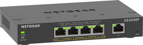 EAN 0606449153149 - NETGEAR 5-Port Gigabit Ethernet PoE+ Plus Switch (GS305EP) Gestionado L2/L3 Gigabit Ethernet (10/100/1000 imagen 1