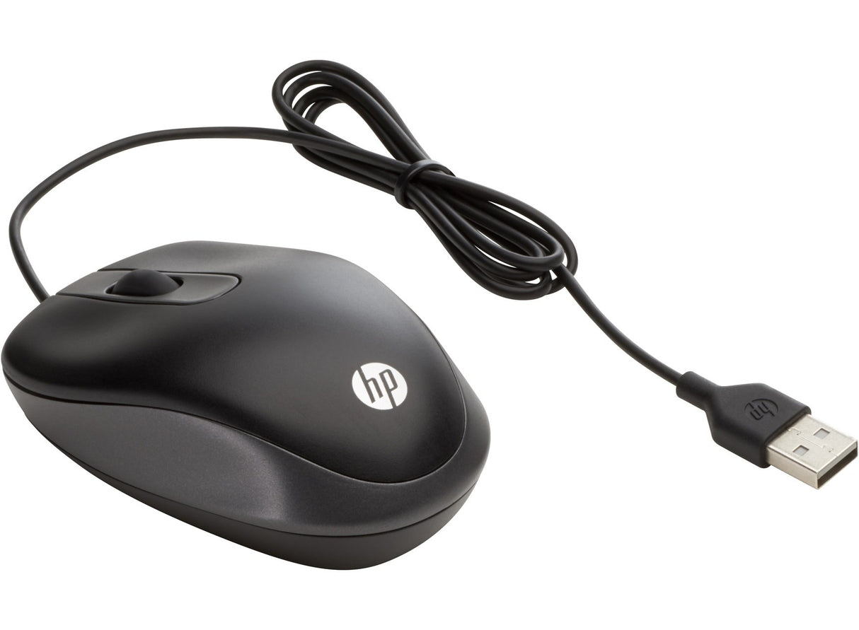 EAN 0888182455173 - HP USB Travel Mouse ratón Viajes Ambidextro USB tipo A Óptico 1000 DPI imagen 1