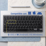 EAN 8435364316917 - iggual IGG316917 teclado QWERTY Negro, Gris imagen 5