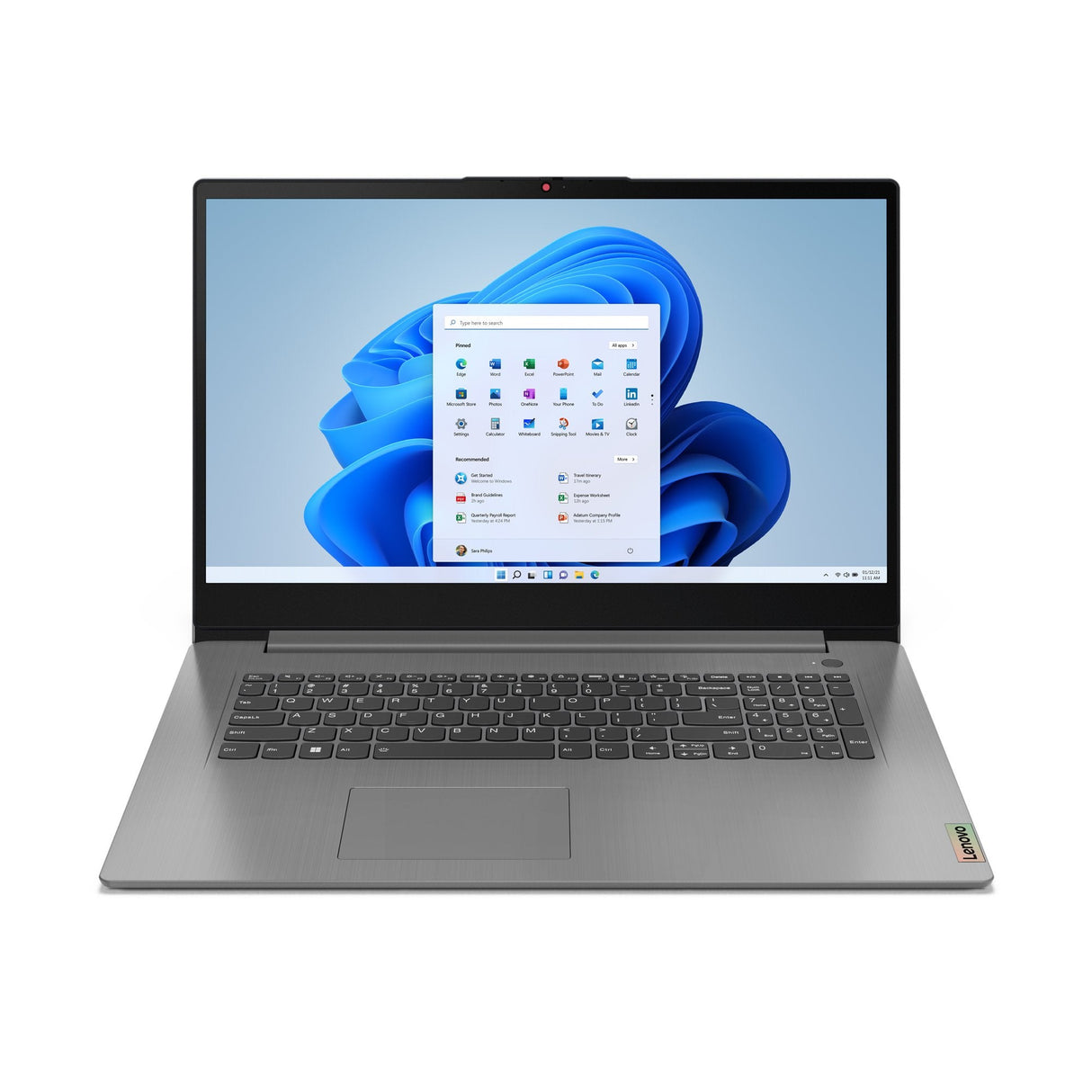 Portable Lenovo Ideapad 3 17iau7 Intel Pentium N8505 128gb 17   Hd+ 250n W11h 82
