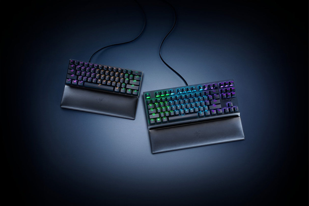 Razer Rc21-01710100-R3m1 Descansa Muñecas Polipiel, Espuma De Memoria Negro