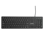 Gearlab Glb211202 Teclado Usb Qwerty Internacional De Ee.Uu. Negro
