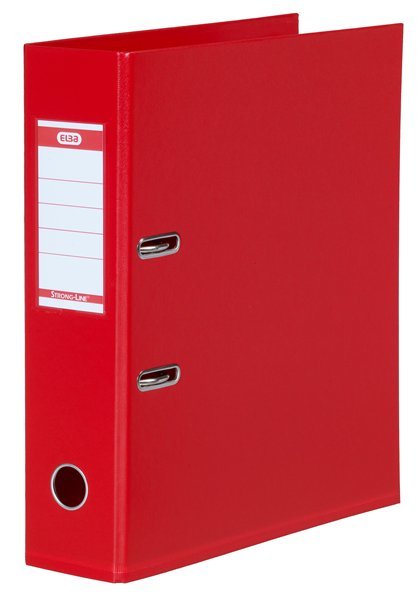 Elba Archivador Anchura Del Lomo 8 Cm Din A4 Plástico Rojo