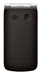 Beafon Sl645plus Lte- 4g, Plateado Line, Móvil Plegable Con Teclas Grandes, Negro-Plateado