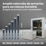 Armario De Pared Rack Extralink 19 9u 600mm D. Metal Gris