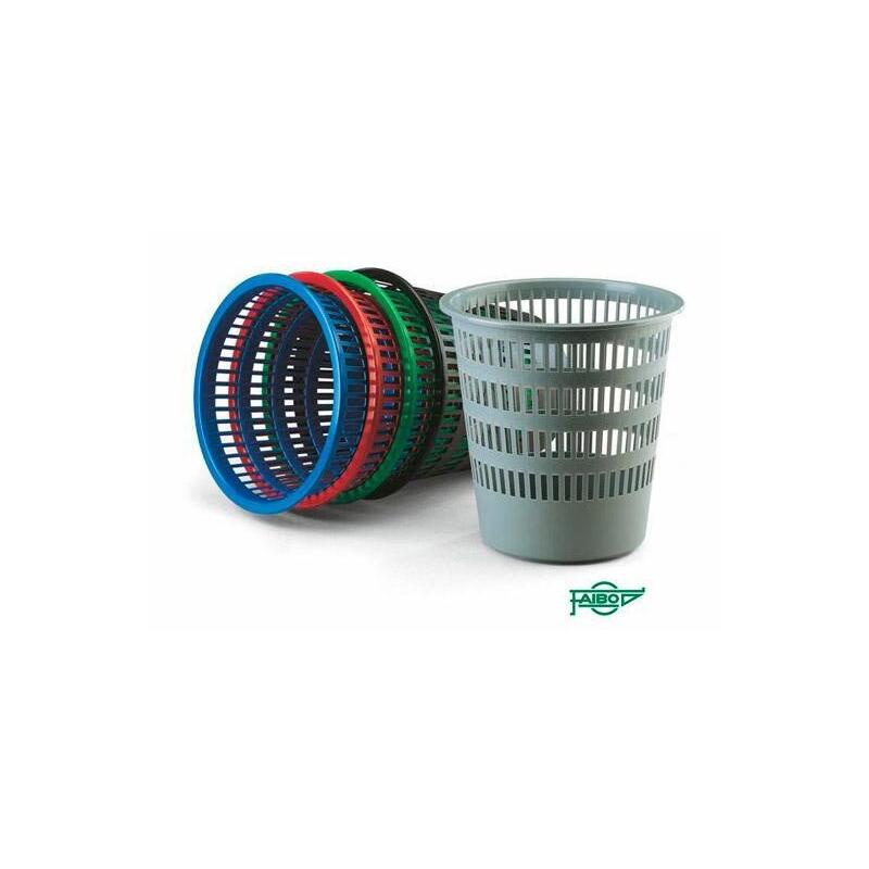 Faibo Papelera De Plástico Rejilla Capacidad 16 Litros 310x315 Mm Serie 306 Azul
