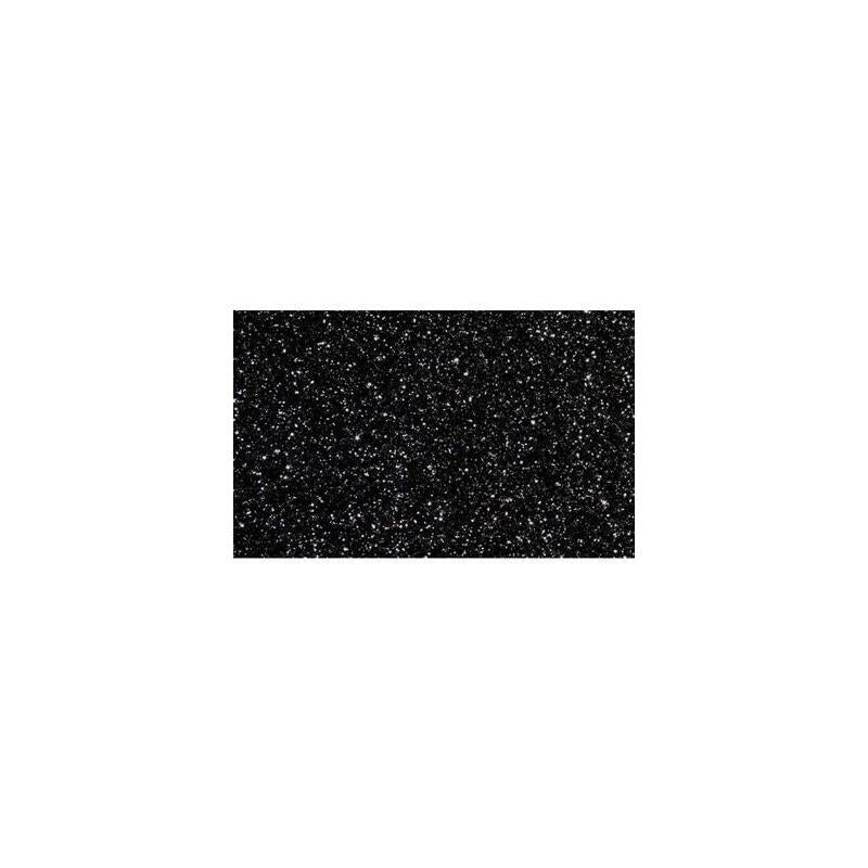 Fama Goma Eva 50x70 2mm Glitter Pack 10h Negro