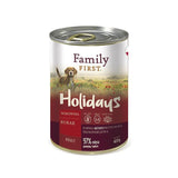 Family First Holidays Adult Beef With Beets - Wet Dog Food - 400 G