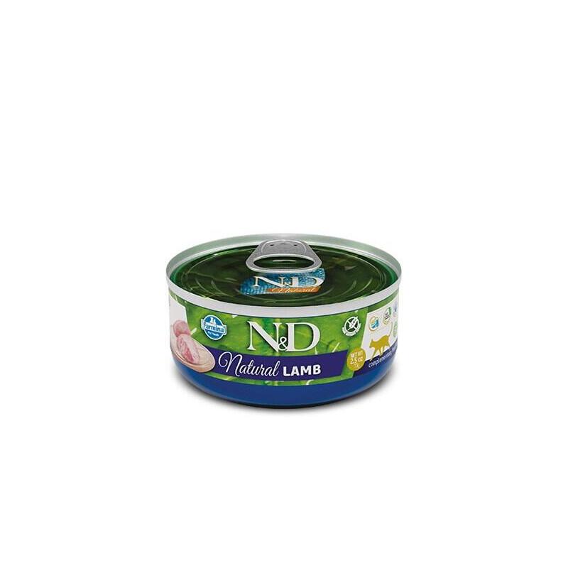 Farmina N&D Cat Natural Cordero - Comida Húmeda Para Gatos - 140 G