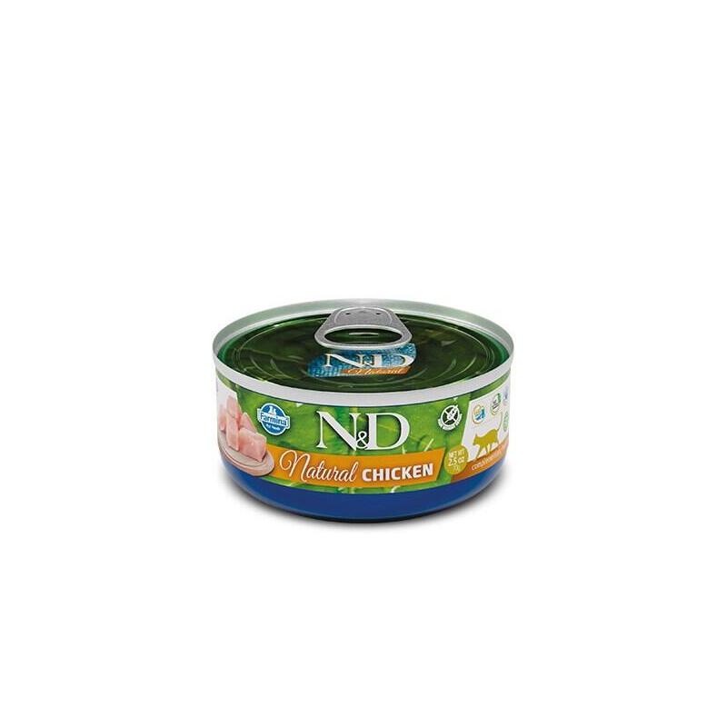 Farmina N&D Cat Natural Pollo - Comida Húmeda Para Gatos - 140 G
