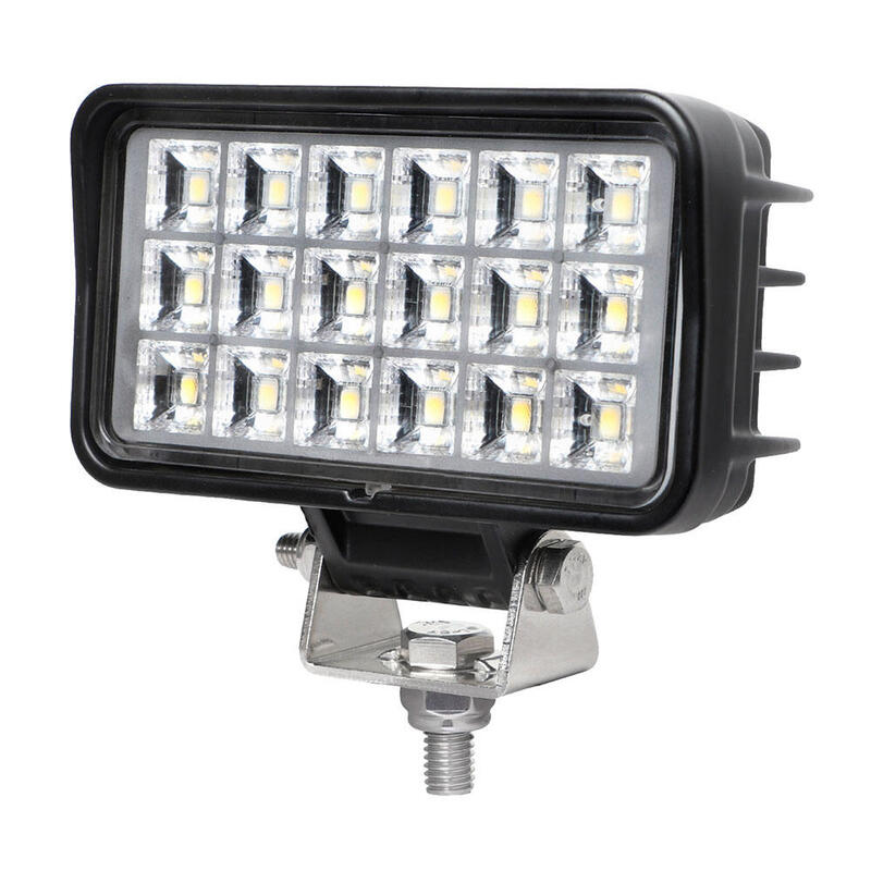Faro De Trabajo Rectangular 18 Leds; 1500 Lm; 9 - 32 V; Ip67