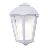 Farol De Pared Fabio, Transparente, E27, Blanco, 215 X 120 X 290 Mm