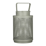 Farol Portavelas Barney Color Verde Ø16x25cm