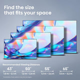 165,1 Cm (65") 3840 X 2160 Pixel Hisense 20019129 16:9 4k Ultra Hd Qled 8 Ms Smarttv Hdmi Vesa 400 X 300 Mm Lan Wifi Speaker