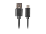 Lanberg Cable Usb Ca-Usbo-20cu-0005-Bk Conectores Usb-A A Usb Tipo-C Qc 3.0 0.5m Negro