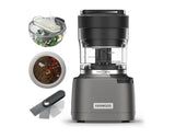 Kenwood Duoprep 2-In-1 Zerkleinerer / Mühle (Plata/Transparente, 800 Watt, Behälter 0,5 Liter) 0w22710004