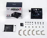 Scythe Shuriken 3, Disipador De Cpu Negro/Plateado, 92 Mm Scsk-3000