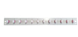 Efb Bestckte Frontblende Mit 12 X Lc Duplex Kupplung Om3, Grau