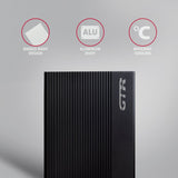 EAN 8595247906809 - Axagon EE35-GTR USB-C 5Gbps - SATA 6G, 3.5 RIBBED box BLACK - USB Typ C Caja de disco duro (HDD) Negro 3. imagen 3